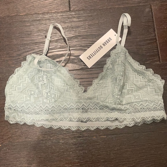 NWT Urban outfitters uo geo pattern bra bralette L - Picture 1 of 1